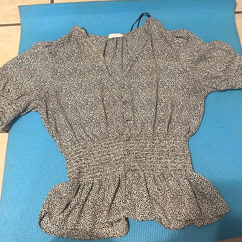 Leopard blouse